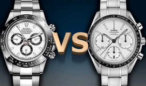 rolex daytona vs omega speedmaster|rolex speedmaster 00 57 professional.